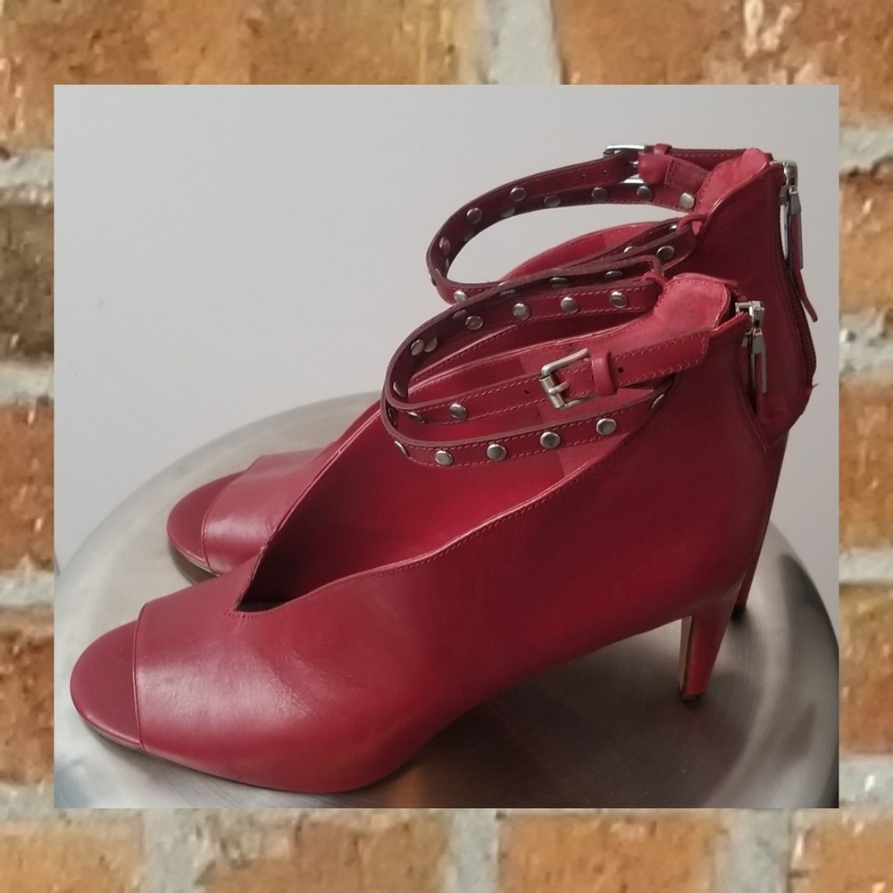 1. STATE Sall Ankle Strap Open Toe Pump